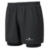 Ron Hill Mens Core Twin Short -Pete Bland Sports m core twin short blk 1