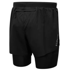 Ron Hill Mens Tech Distance Twin Short -Pete Bland Sports m tech distance twin short blk 2