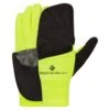 Ron Hill Wind Block Flip Glove -Pete Bland Sports rh 004307 wind block flip glove r848 blackfluo yellow front fingers 2