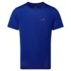 Ron Hill Mens Tech SS Tee -Pete Bland Sports rh 005969 mens tech s s tee dark cobalt flame front