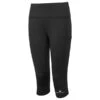 Ron Hill Womens Tech Capri 2 Ron Hill Womens Tech Capri -Pete Bland Sports rh 007090 womens tech shape capri black bright white front
