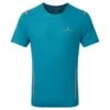 Ron Hill Mens Tech Race SS Tee -Pete Bland Sports rh 007319 mens tech race ss tee rh 01164 petrollegionblue front