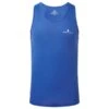 Ron Hill Mens Core Vest -Pete Bland Sports rh 007404 mens core vest rh 00898 drkcobaltbrightwhite front