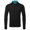 Ron Hill Mens Merino HZ 2 Ron Hill Mens Merino HZ -Pete Bland Sports rh 007689 rh 01372 black lake mens tech merino 1 2 zip front