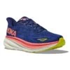 Hoka Womens Clifton 9 Wide 2 Hoka Womens Clifton 9 Wide -Pete Bland Sports w clifton 9 wide eveningskycoral 1