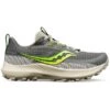 Saucony Womens Peregrine 13 1 Saucony Womens Peregrine 13 -Pete Bland Sports w peregrine gravelslime 1